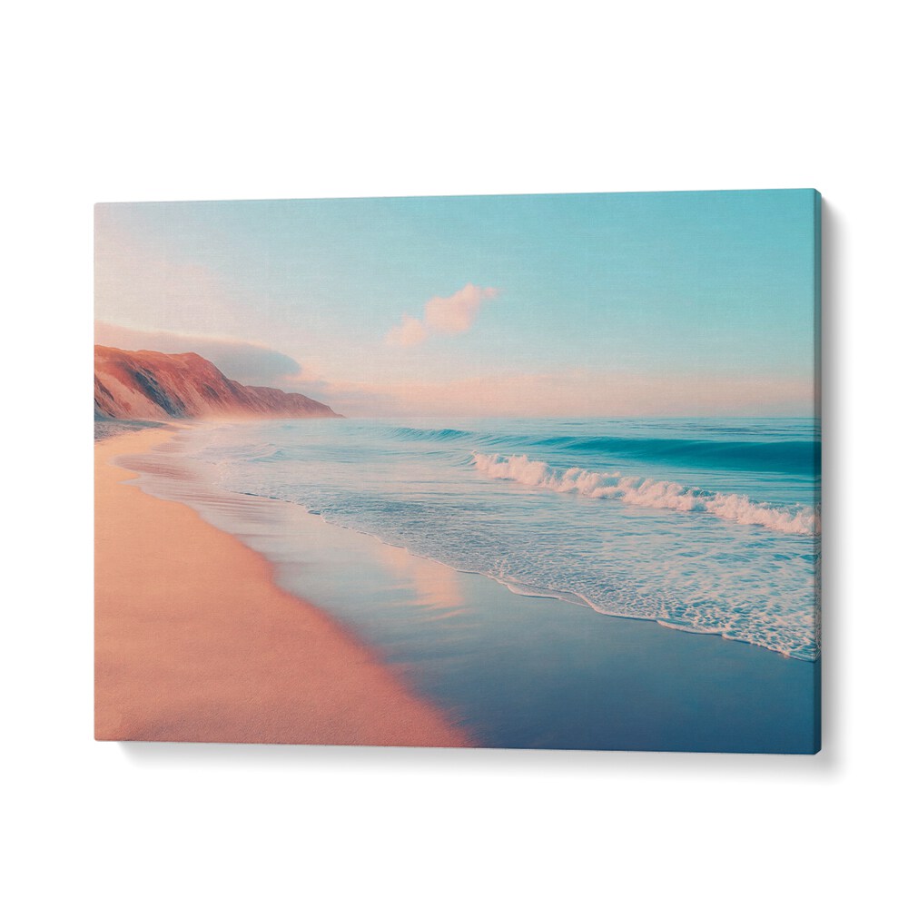 Serene PACIFIC BEACH, BEACH PAINTINGS by Philippe Hugonnard captures tranquil coastal vibes for stylish living.