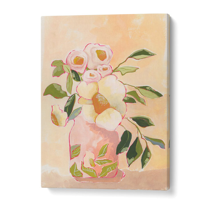 Bright floral artwork featuring the elegant FLOURISH VASE, perfect for enhancing any modern space.