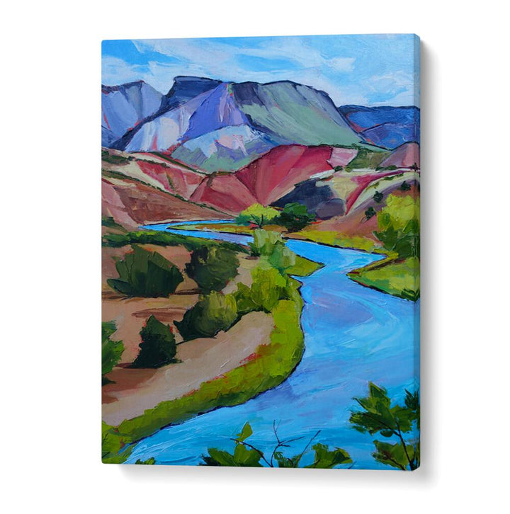 NEW MEXICO RIVER , LANDSCAPE PAINTINGS