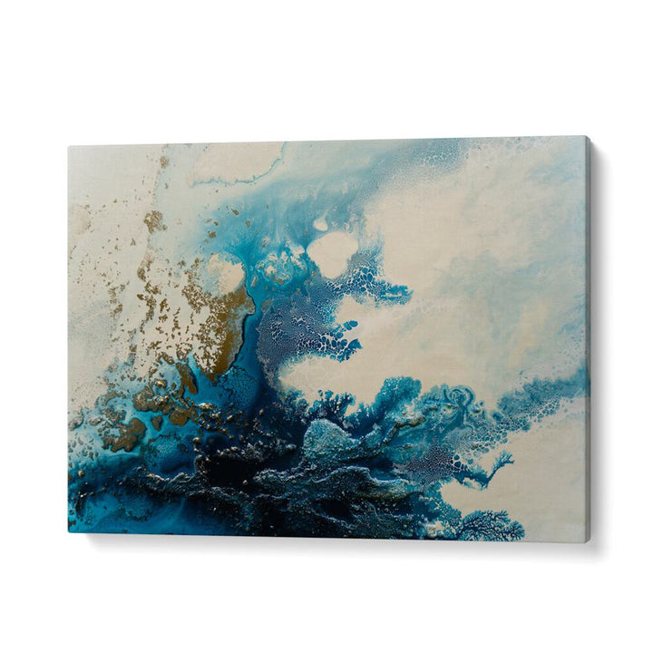 Stunning BLUE OCEAN ROYAL ESCAPE, ABSTRACT PAINTINGS showcasing soothing blue tones for tranquil decor. Perfect for any space!
