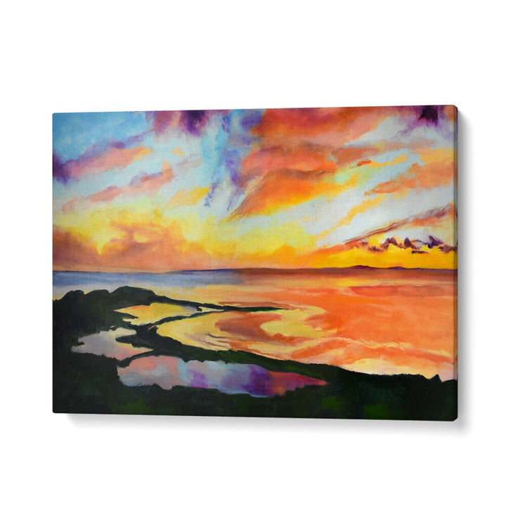 SUNSET II , BEACH PAINTINGS
