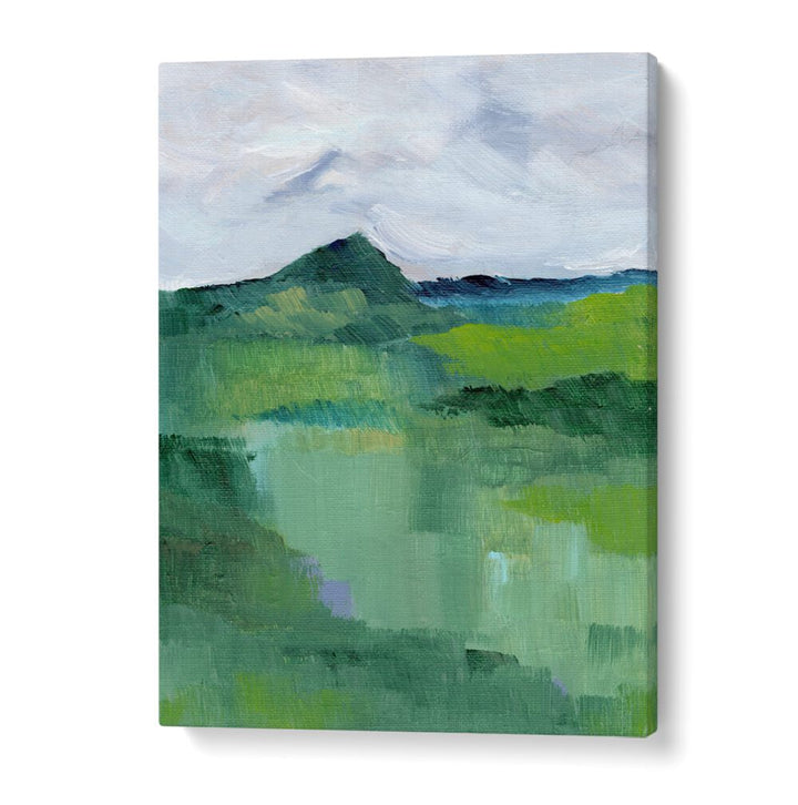 GREEN LANDSCAPE III , LANDSCAPE PAINTINGS