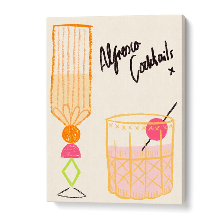 ALFRESCO COCKTAILS BY DUCHESS PLUM , BAR POSTERS , BAR ART PRINTS