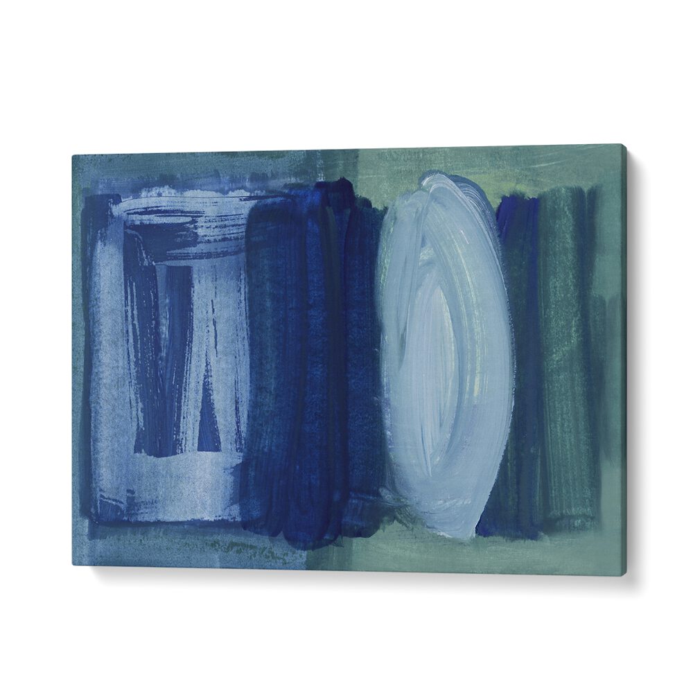Captivating BRUSHSTROKES BLUE GREEN, ABSTRACT PAINTINGS add a refreshing touch to any home or office decor.