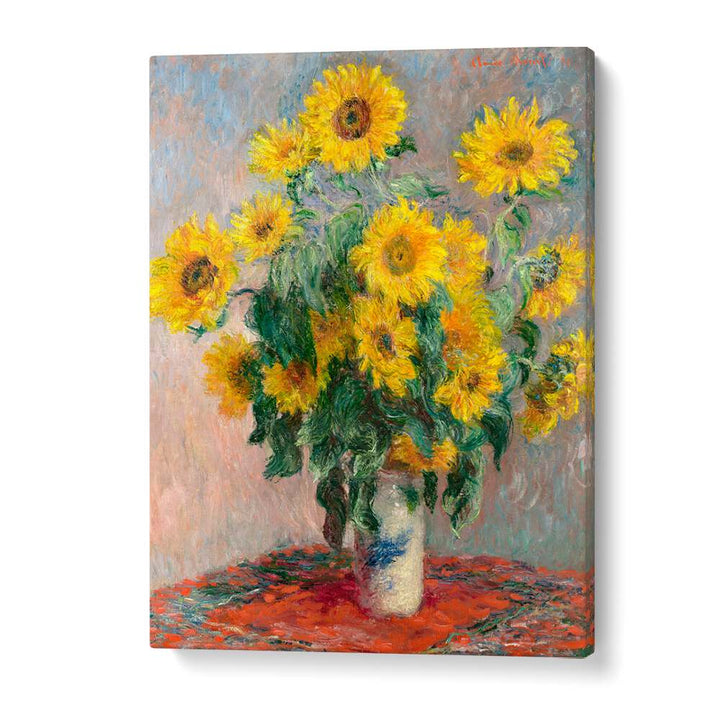 BOUQUET OF SUNFLOWERS (1881) , VINTAGE PAINTINGS