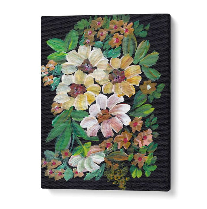 PAINTED FLOWERS , FLORAL FLOWER PAINTINGS