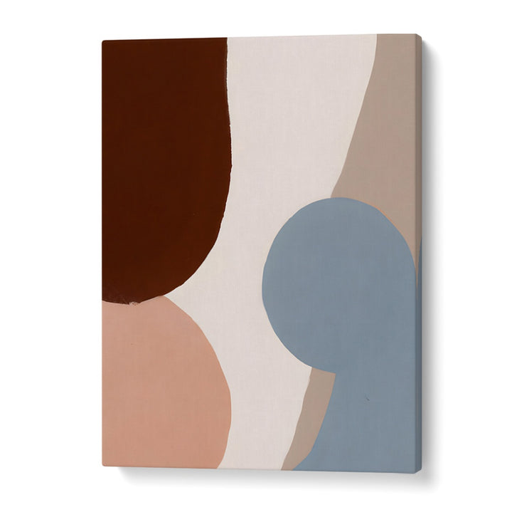 EARTHY CURVES, ABSTRACT PAINTINGS with rich earth tones and organic shapes for a calming natural decor.