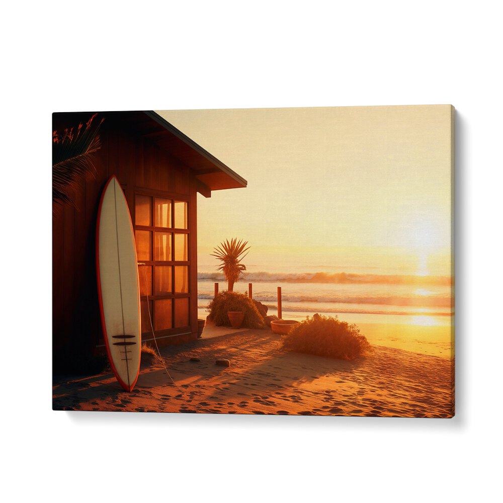 Bask in the serene colors of the PACIFIC SUNSET, BEACH PAINTINGS, perfect for enhancing your tropical home decor.