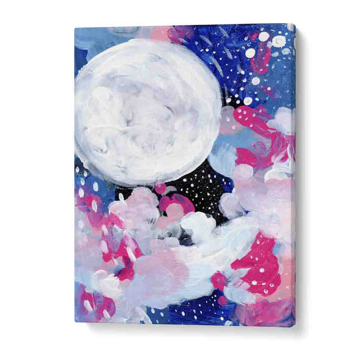 MAGIC MOON BY EJAAZ HANIFF, ABSTRACT ART PAINTINGS