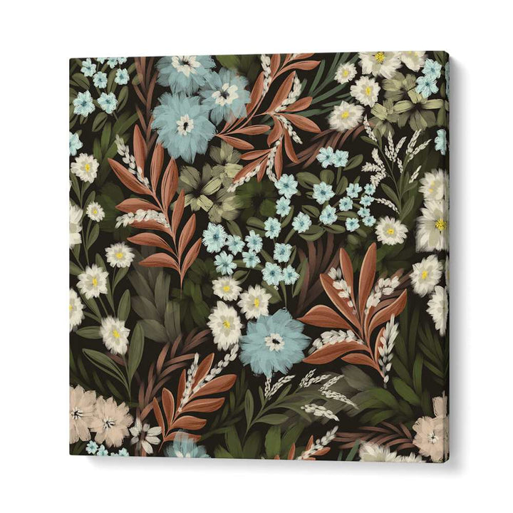 FOREST BOTANICALS , FLORAL FLOWER PAINTINGS