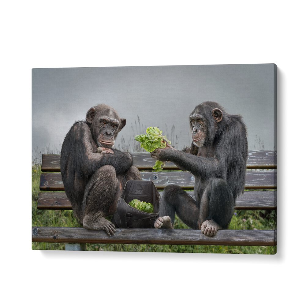 ABSTRACT painting - MONKEY SALAD by Asianmonk