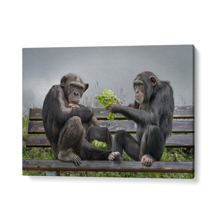 ABSTRACT painting - MONKEY SALAD by Asianmonk