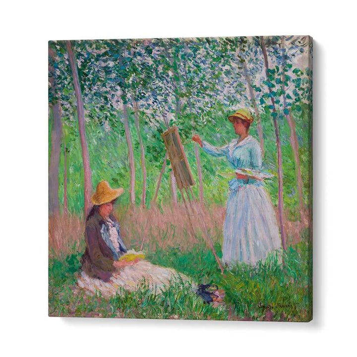 IN THE WOODS AT GIVERNY , VINTAGE PAINTINGS