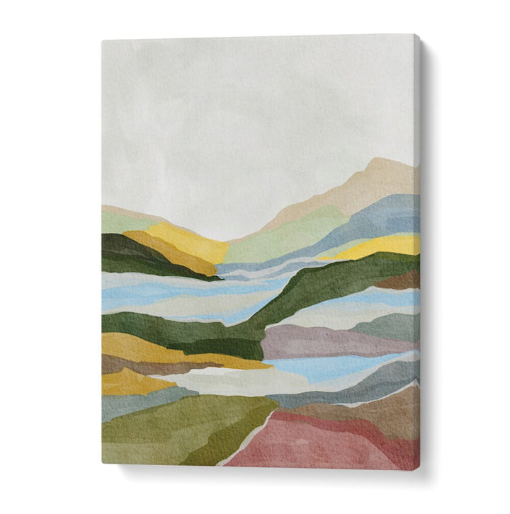 TRANQUIL HILL VIEW , LANDSCAPE PAINTINGS