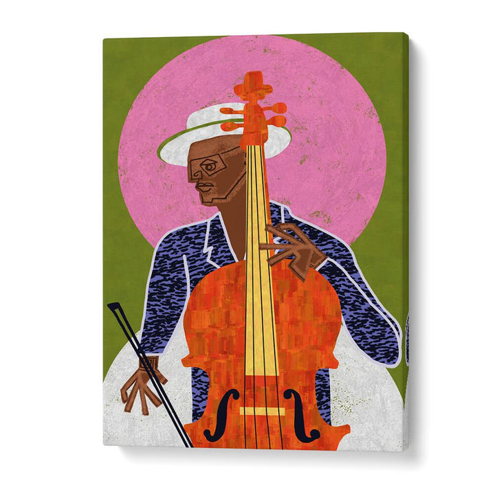 Musician Guy VII movie poster featuring a captivating musician with a cello, perfect for inspiring creativity.