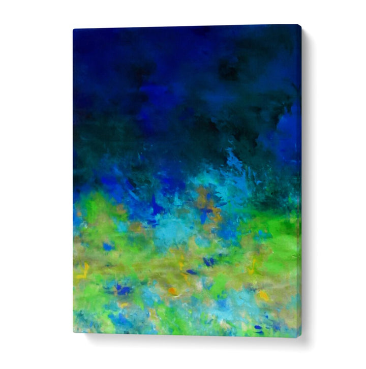 Vibrant TROPICAL WATER, ABSTRACT PAINTINGS bringing serene beauty to your living space, perfect for any decor.