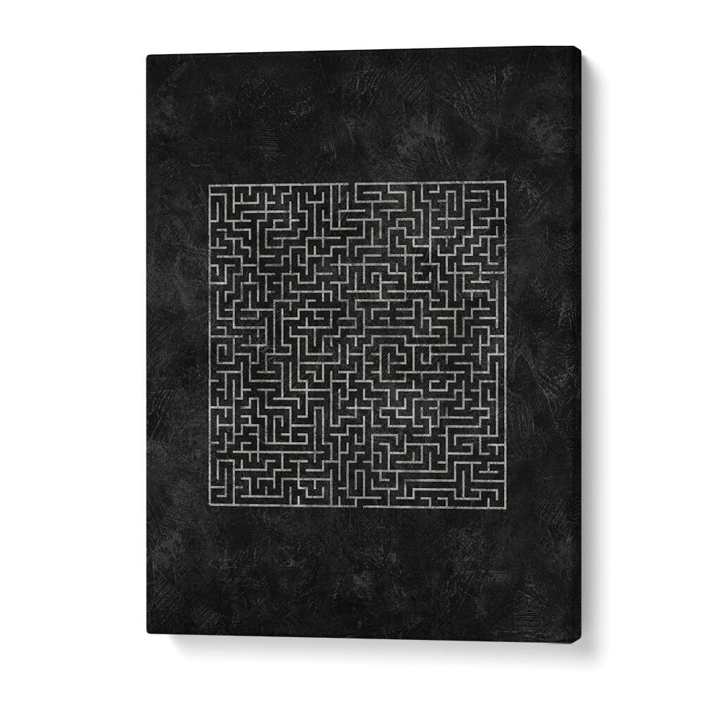 Bold and modern, THE SQUARED MAZE JOURNEY, GEOMETRIC ART PRINTS enhances any space with striking abstract design.