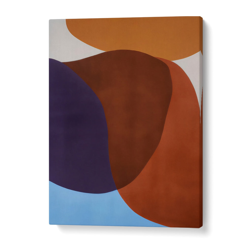 FREE FORM , ABSTRACT PAINTINGS with bold shapes and earthy tones, showcasing unique creativity and fluid expression.