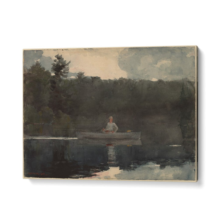 THE LONE FISHERMAN (1889)  , VINTAGE PAINTINGS