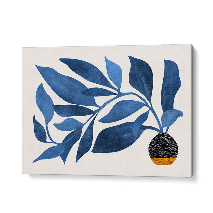 Eleanor Baker painting - WANDERING IVY IN BLUE by Asianmonk