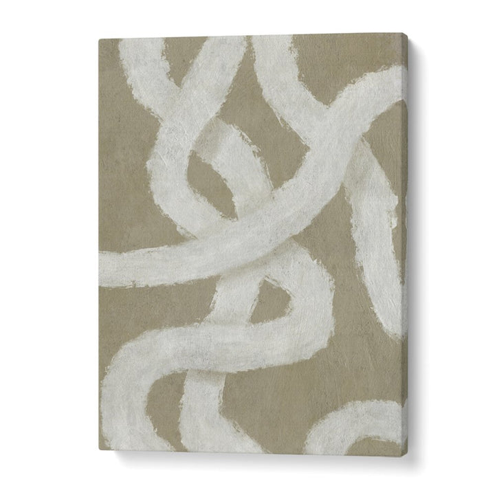 Elevate your decor with TWIST, ABSTRACT PAINTINGS, featuring striking white swirls on a textured background.