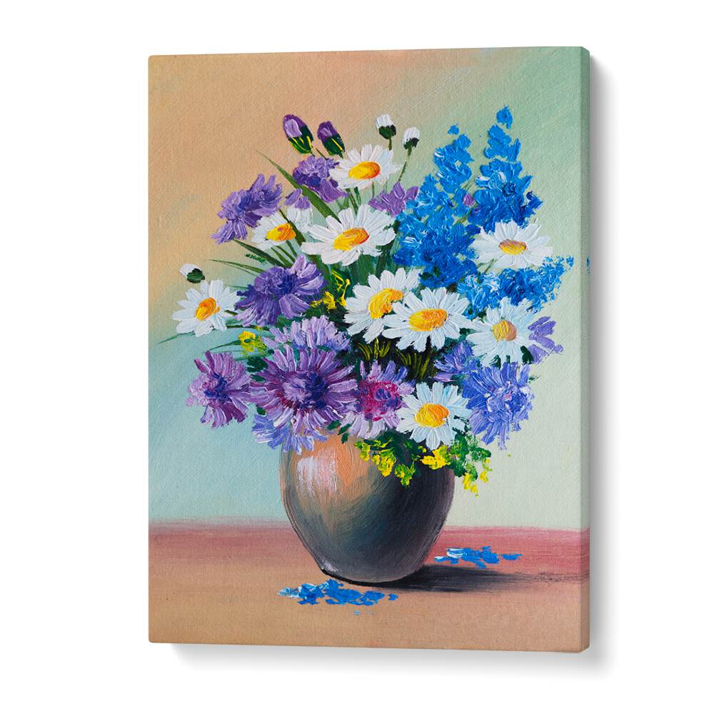 Petals in a Pot Vintage European Paintings in Gallery Wrap