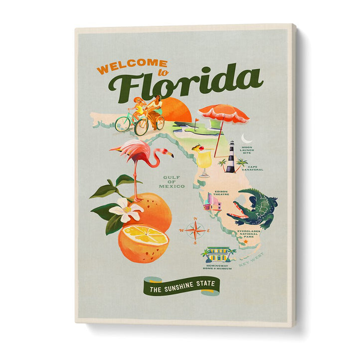 FLORIDA BY THE WHISKEY GINGER , TRAVEL POSTERS