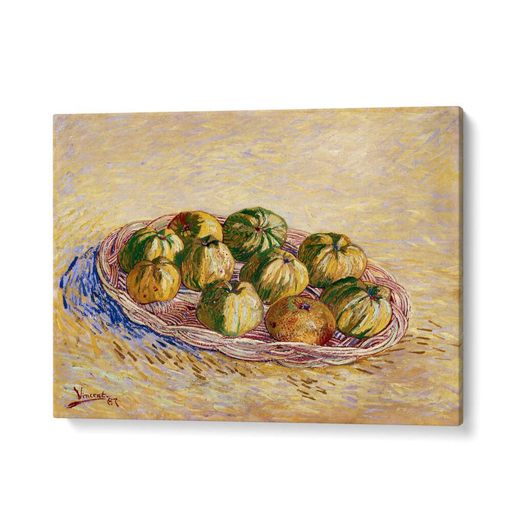 VINCENT VAN GOGH'S STILL LIFE, BASKET OF APPLES (1887) , VINTAGE PAINTINGS