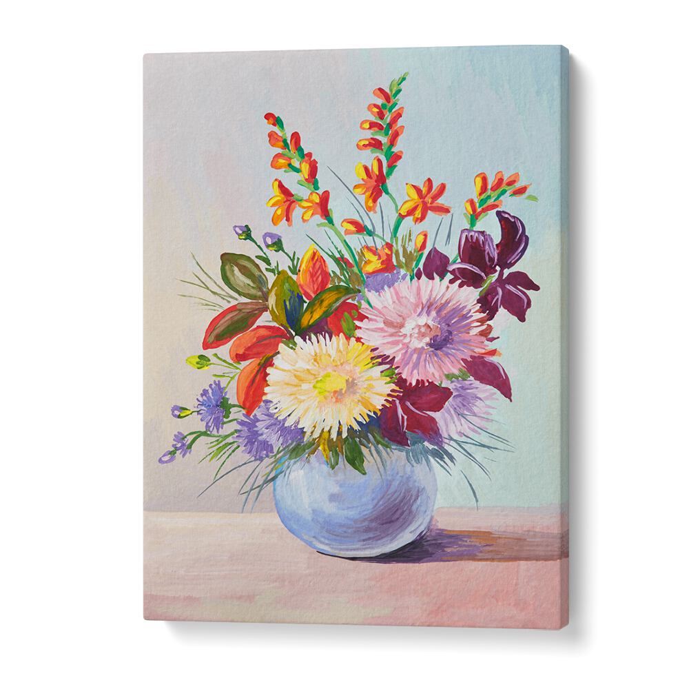 Potted Garden Vintage European Paintings in Gallery Wrap