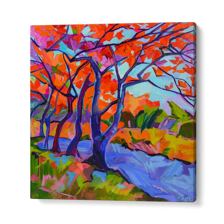 RED TREES , LANDSCAPE PAINTINGS