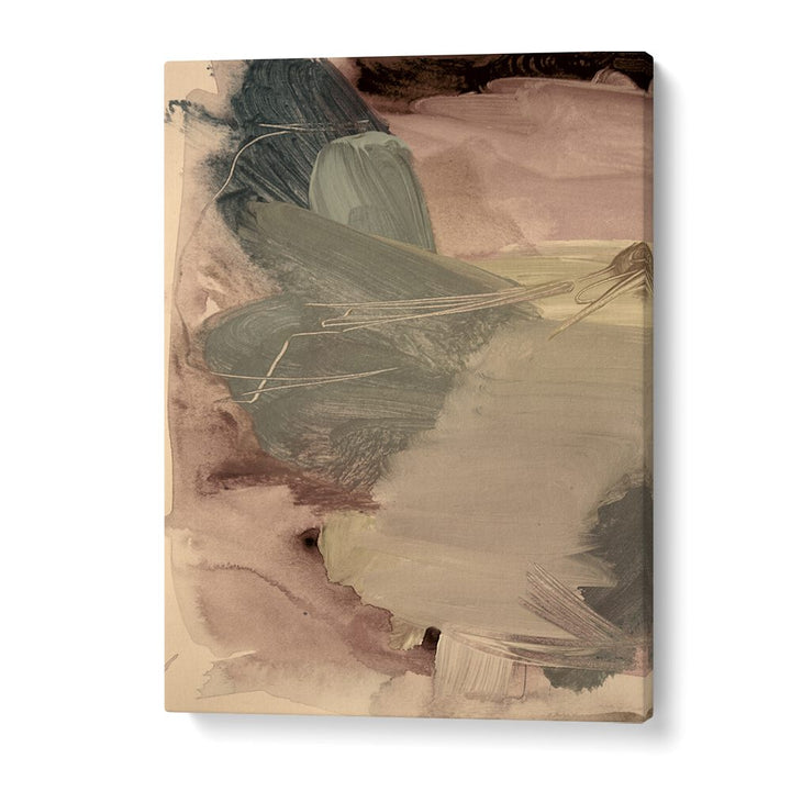 Abstract painting ETHERAL BRUSH STROKES II features soft hues and brush textures, perfect for modern decor.