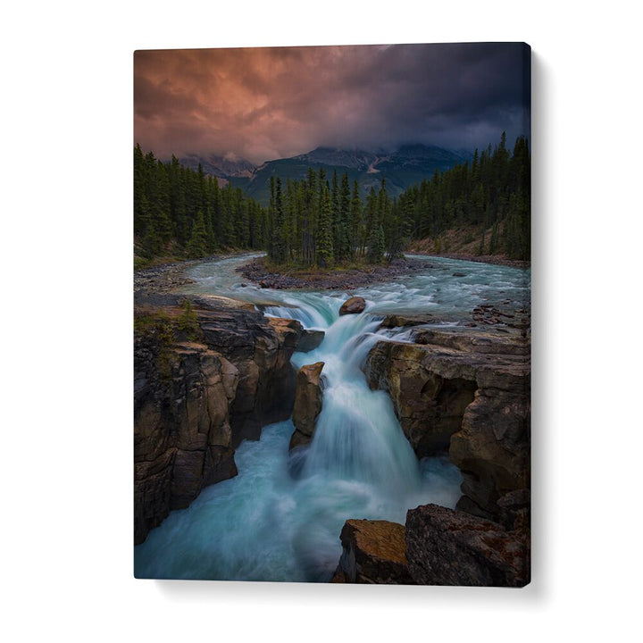 SUNWAPTA FALLS , LANDSCAPE PHOTO PRINTS , LANDSCAPE PHOTOGRAPHY