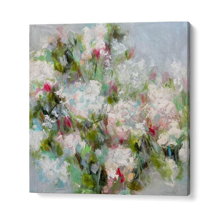Vibrant COLORFUL BRUSHSTROKES, FLORAL FLOWER PAINTINGS brighten your space with abstract beauty and nature's charm.