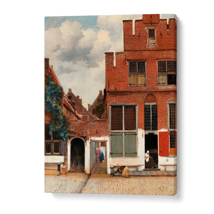 THE LITTLE STREET (CA. 1658) BY JOHANNES VERMEER, VINTAGE PAINTINGS