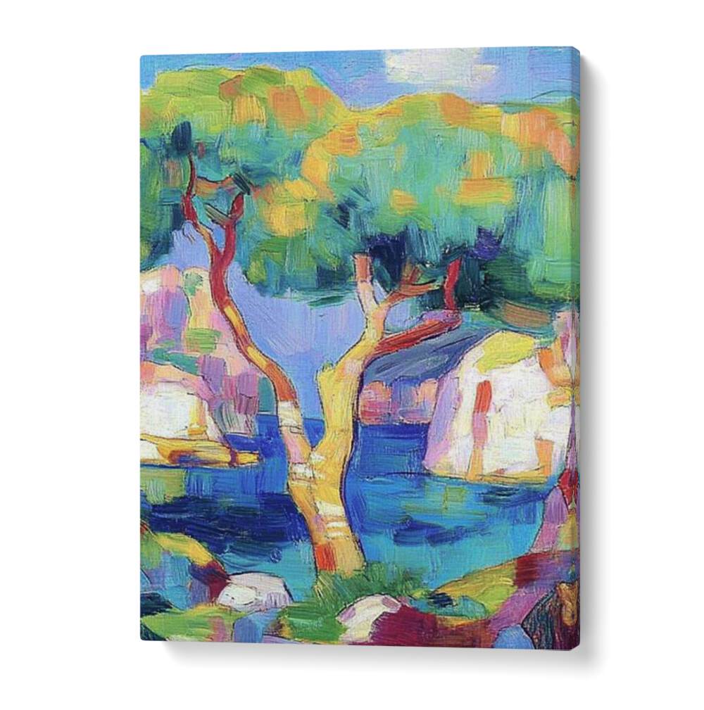 Vibrant artwork capturing the beauty of MALLORCA SPAIN, showcasing its stunning landscapes and Mediterranean charm.