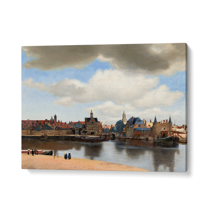 VIEW OF DELFT (CA. 1660–1661)  BY JOHANNES VERMEER, VINTAGE PAINTINGS