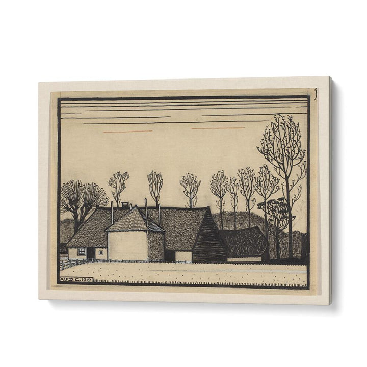 BOERDERIJ (1919)  , VINTAGE PAINTINGS