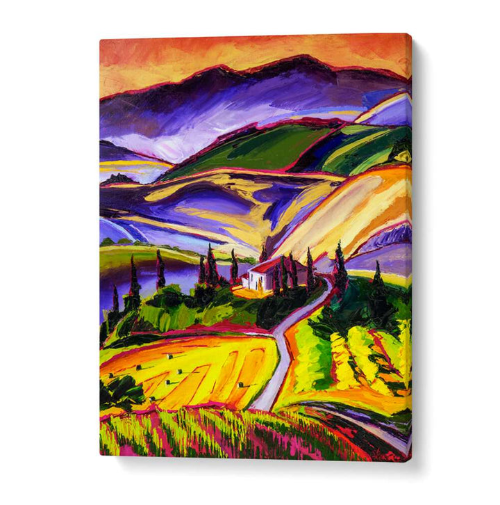TUSCAN VINEYARD , LANDSCAPE PAINTINGS