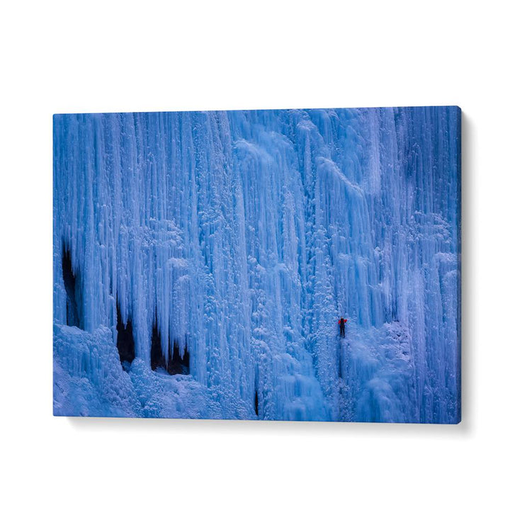 ICE CLIMBER BY MICHAEL ZHENG , LANDSCAPE PHOTO PRINTS