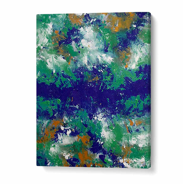 Colorful BLU BOUQUET, ABSTRACT PAINTINGS bring vibrant artistic expression to elevate your home decor.