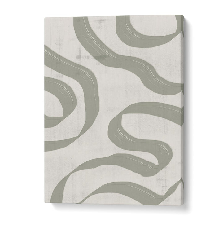 GREEN SAGE WAVES NO. 1 , ABSTRACT PAINTINGS