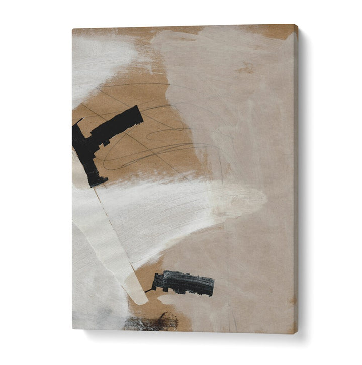 Stunning TRUCE, ABSTRACT PAINTINGS featuring bold black strokes on a textured background, perfect for enhancing any space.