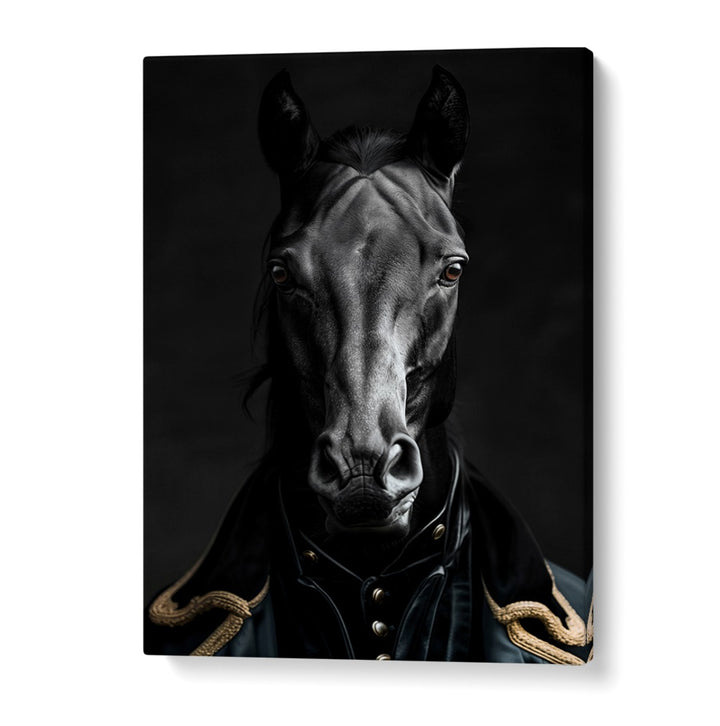 WILD SUITS - BLACK HORSE , ANIMAL PAINTINGS