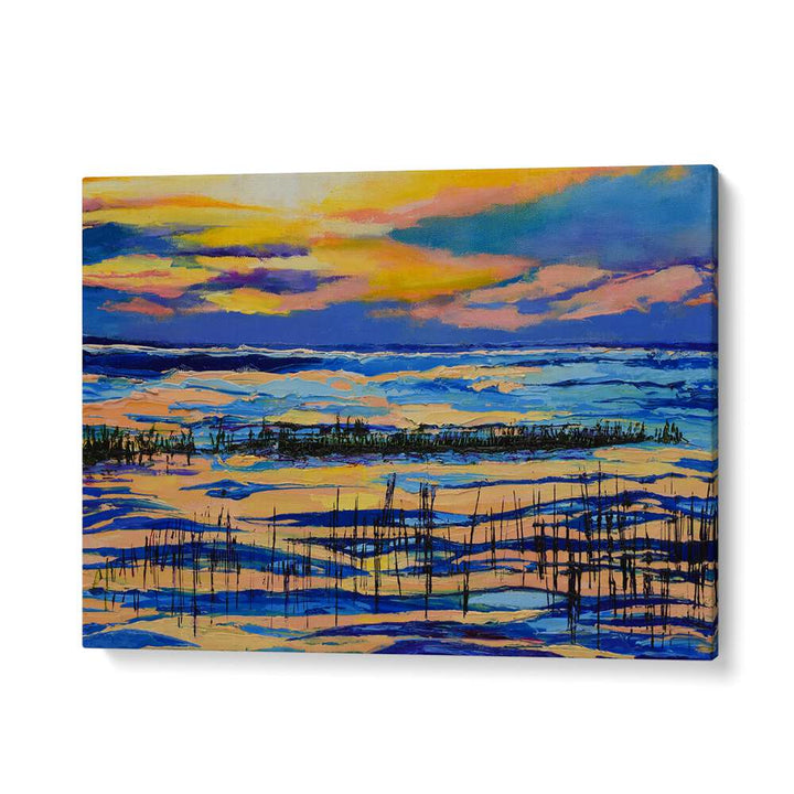 PAINES CREEK AT SUNSET , LANDSCAPE PAINTINGS
