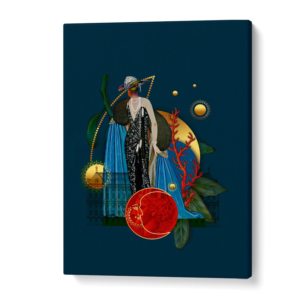 Enchanting QUEEN OF THE UNDERWATER GARDENS, SURREAL ART PRINTS transforms your space into a serene aquatic escape.