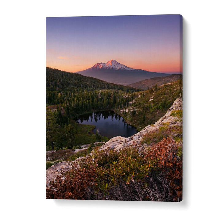 HEART LAKE VERTICAL BY STEFAN HEFELE , LANDSCAPE PHOTO PRINTS