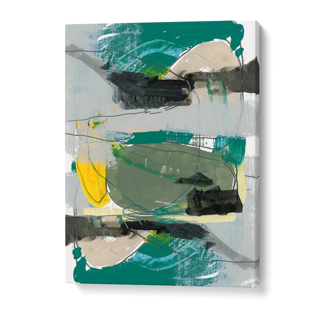 Vibrant and modern, the CONTEMPORARY GREEN I, ABSTRACT PAINTINGS bring life to any space with dynamic hues.