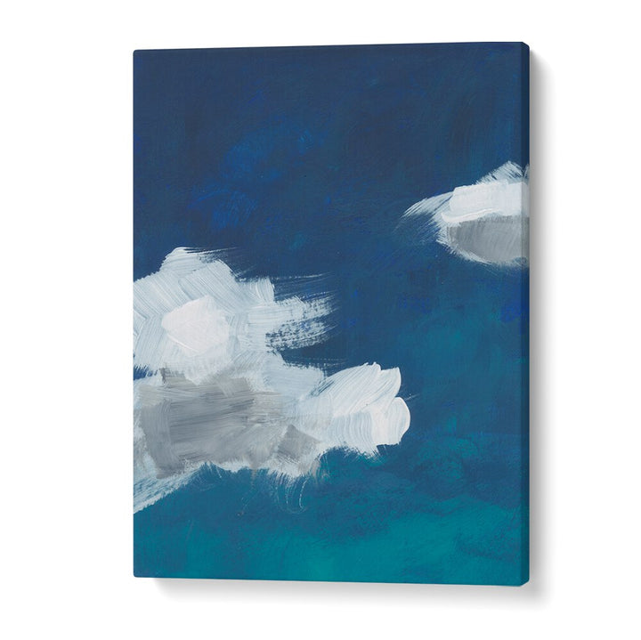 MYSTIC INDIGO CLOUDS IV , ABSTRACT ART , ABSTRACT PAINTINGS