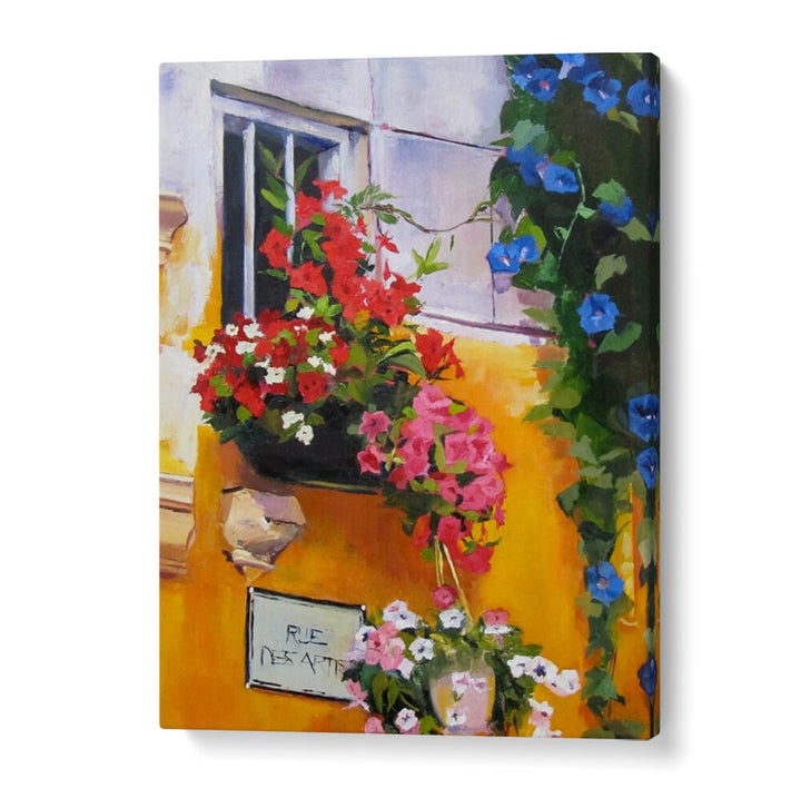SUMMER IN CENTRAL PARK , FLORAL FLOWER PAINTINGS