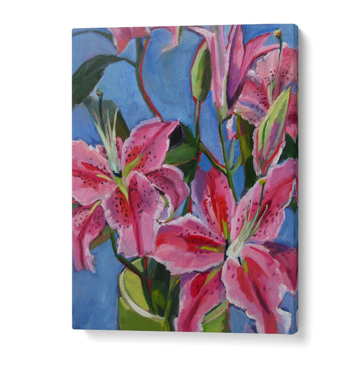 LILIES , FLORAL FLOWER PAINTINGS